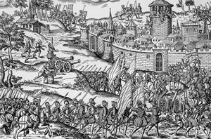 Montbrison elfoglalása Francois de Beaumont, Adrets bárója által