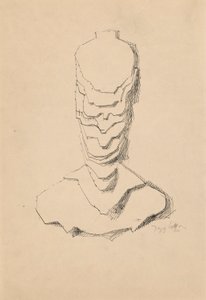 Absztrakt konstrukció (Baudelaire) alkotó: Jacques Villon
