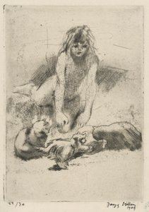 Minne et les chats buvant (Minne és az ivó macskák), a Le bain de Minne (Minne) lakosztályból