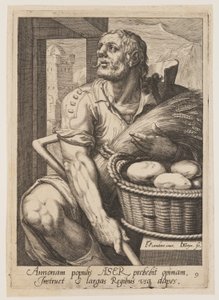Asher, a Jákob tizenkét fiából alkotó: Jacques de Gheyn II