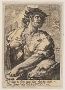 Benjámin, Jákob tizenkét fiából alkotó: Jacques de Gheyn II