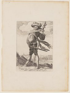 Ezredes, II. Rudolf császár testőrségének tisztjei és katonái közül alkotó: Jacques de Gheyn II