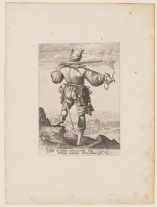 Sisakos muskétás, II. Rudolf császár testőrségének tisztjei és katonái című kötetből alkotó: Jacques de Gheyn II