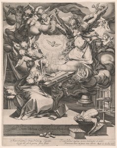 Az Annunciáció alkotó: Jacques de Gheyn II