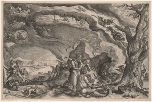 Boszorkányok készülnek a szombatra alkotó: Jacques de Gheyn II