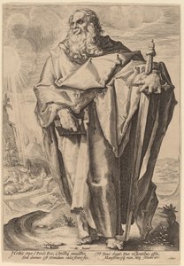 Szent Pál alkotó: Jacques de Gheyn II, after Hendrik Goltzius