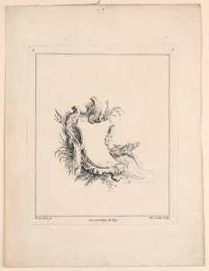 Escutcheon, a "Recueil Nouveau de Differens Cartouche"-ból