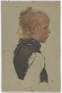 Parasztlány alkotó: Jakob Becker