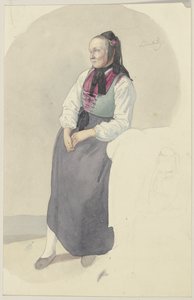 Hesseni parasztasszony alkotó: Jakob Becker