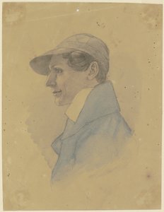 Férfifej balra alkotó: Jakob Becker