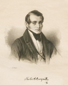Burgmüller Norbert zeneszerző portréja 1810-1836, 1836