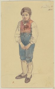 Álló parasztfiú Berodból alkotó: Jakob Becker
