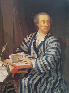 Német: Samuel Isaak Emanuel Gross (1732-1763), a svájci gárda tisztjének portréja.