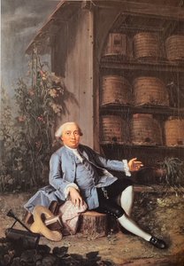 Német: Vincenz Frisching (1727-1790), a Nagytanács tagja, uttigeni földbirtokos portréja.