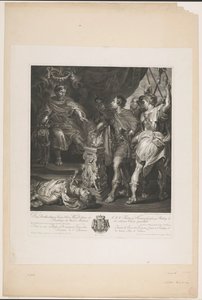 Mucius Scaevola alkotó: Jakob Matthias Schmutzer