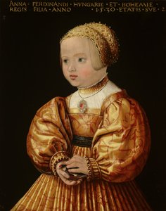Ausztriai Anna kétéves portréja, 1530