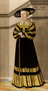 Anna von Rosental portréja, 1529.