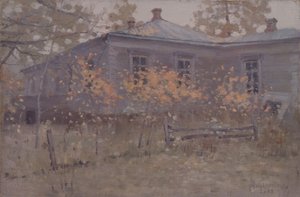 Egy vidéki ház 1902 őszén alkotó: Jakov Jakovlevich Kalinichenko