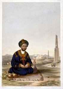 Hyder Khan, Ghuznee kormányzója, 19. tábla az „Afganisztán díszletei, lakói és jelmezei” című könyvéből, Walker metszetével