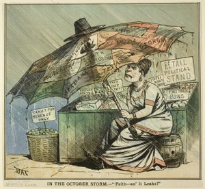 Az októberi viharban, a Pucktól alkotó: James A. Wales