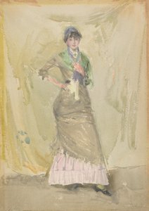 Zöld jegyzet, 1883-1884. alkotó: James Abbott McNeill Whistler