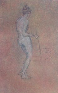 Egy akt tanulmány, 1864, 1904 alkotó: James Abbott McNeill Whistler
