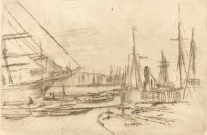 Vázlat a Billingsgate-ből, 1878. alkotó: James Abbott McNeill Whistler