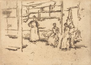 Az eladás után, Hounsditch, c. 18861888. alkotó: James Abbott McNeill Whistler