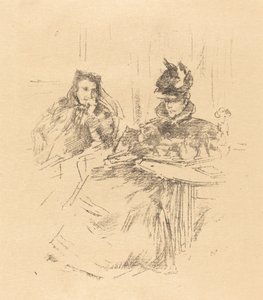 Délutáni tea, 1897. alkotó: James Abbott McNeill Whistler