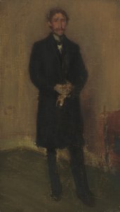 Hannay Sándor Arnold c. 1896. alkotó: James Abbott McNeill Whistler