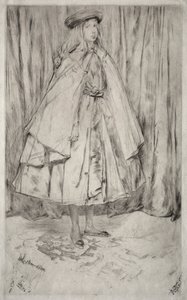Annie Haden, 1860. alkotó: James Abbott McNeill Whistler
