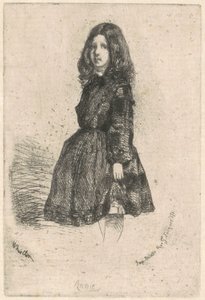 Annie, c. 1857.  alkotó: James Abbott McNeill Whistler