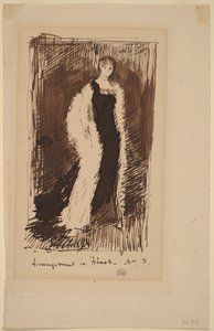 Arrangement in Black - No.3 alkotó: James Abbott McNeill Whistler