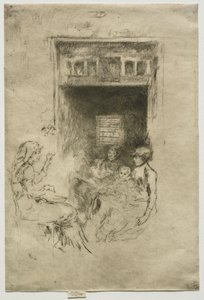 Gyöngyfűzők. alkotó: James Abbott McNeill Whistler