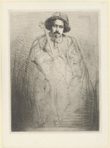Becquet, a „Tizenhat rézkarc” sorozatból alkotó: James Abbott McNeill Whistler