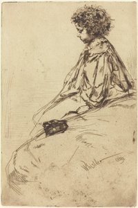 Bibi Lalouette, 1859. alkotó: James Abbott McNeill Whistler