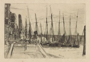 Billingsgate, 1859. alkotó: James Abbott McNeill Whistler