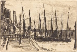 Billingsgate, 1859. alkotó: James Abbott McNeill Whistler
