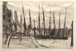 Billingsgate, 1859. alkotó: James Abbott McNeill Whistler