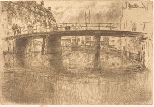 Híd, Amszterdam, 1889. alkotó: James Abbott McNeill Whistler