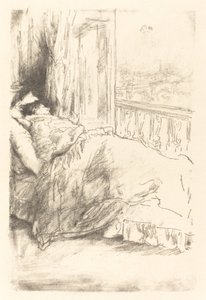 Az erkély mellett, 1896. alkotó: James Abbott McNeill Whistler