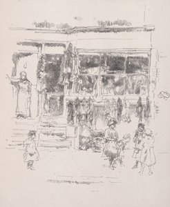 Chelsea Rags, 1888. alkotó: James Abbott McNeill Whistler
