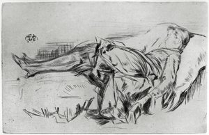 Gyermek a kanapén, 1904. századi XIX. alkotó: James Abbott McNeill Whistler