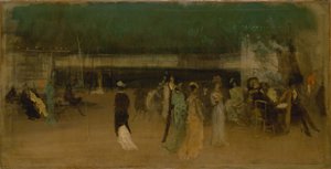 Cremorne Gardens, 2. szám, 1870-80 körül alkotó: James Abbott McNeill Whistler