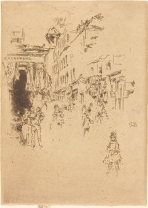 Cutler Street, Hounsditch, 1887. alkotó: James Abbott McNeill Whistler
