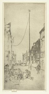 De mast Az árboc Velence: Tizenkét rézkarc (sorozat címe) alkotó: James Abbott McNeill Whistler