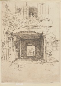 Ajtó és szőlő, 1879-1880. alkotó: James Abbott McNeill Whistler