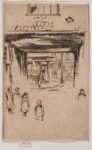 Drury Lane. alkotó: James Abbott McNeill Whistler