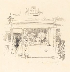 Drury Lane Rags, 1888. alkotó: James Abbott McNeill Whistler