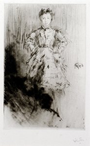 Elinor Leyland alkotó: James Abbott McNeill Whistler
